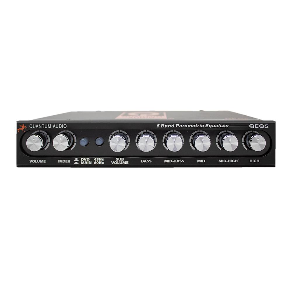 Ecualizador con Crossover Quantum Audio Qeq5 color Negro