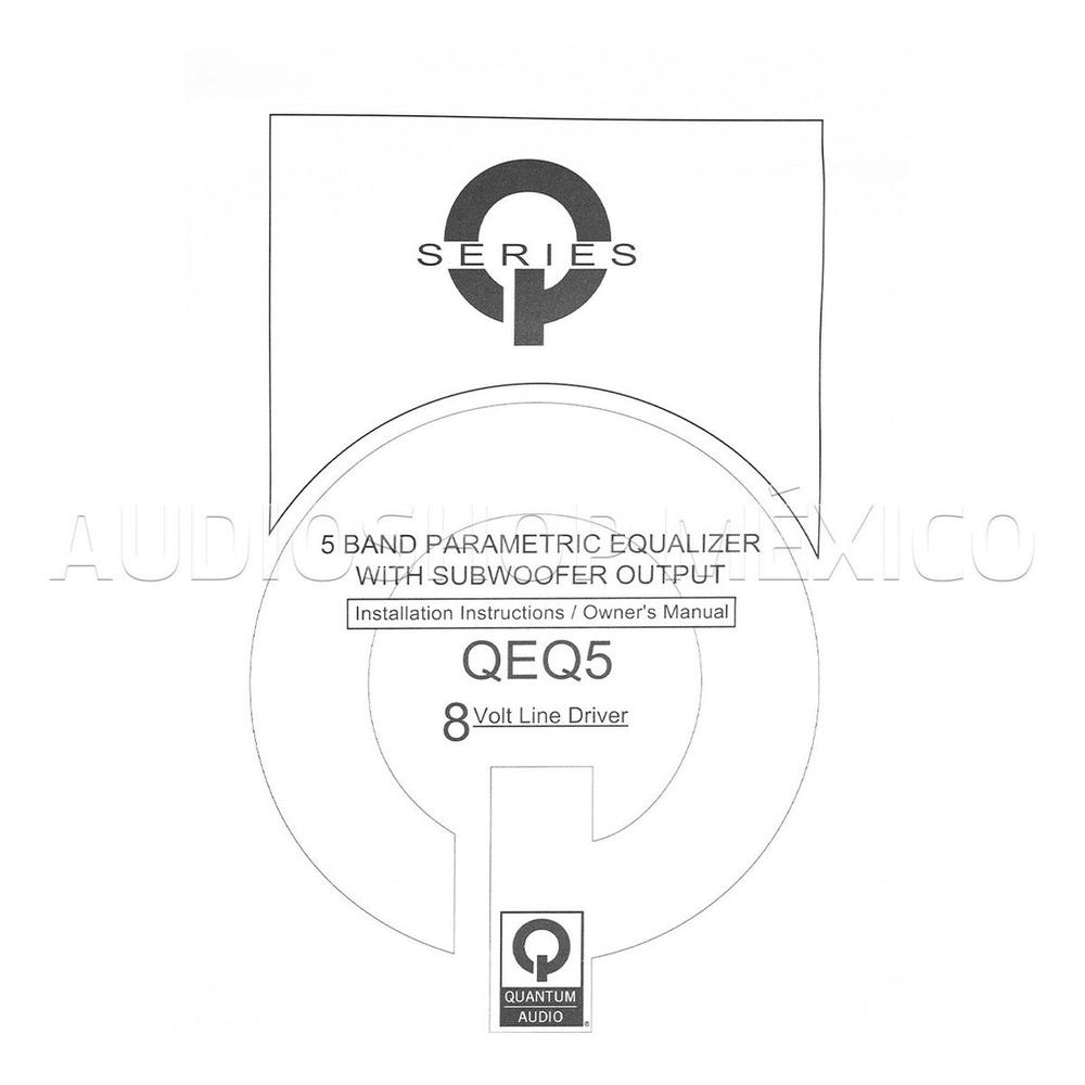 Foto 4 | Ecualizador con Crossover Quantum Audio Qeq5 color Negro