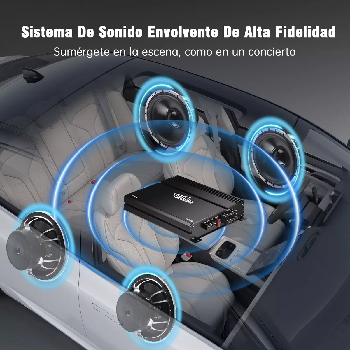 Foto 5 pulgar | Amplificador De Audio Para Auto 4 Canales Eo Safe Imports Esi-13920 Negro