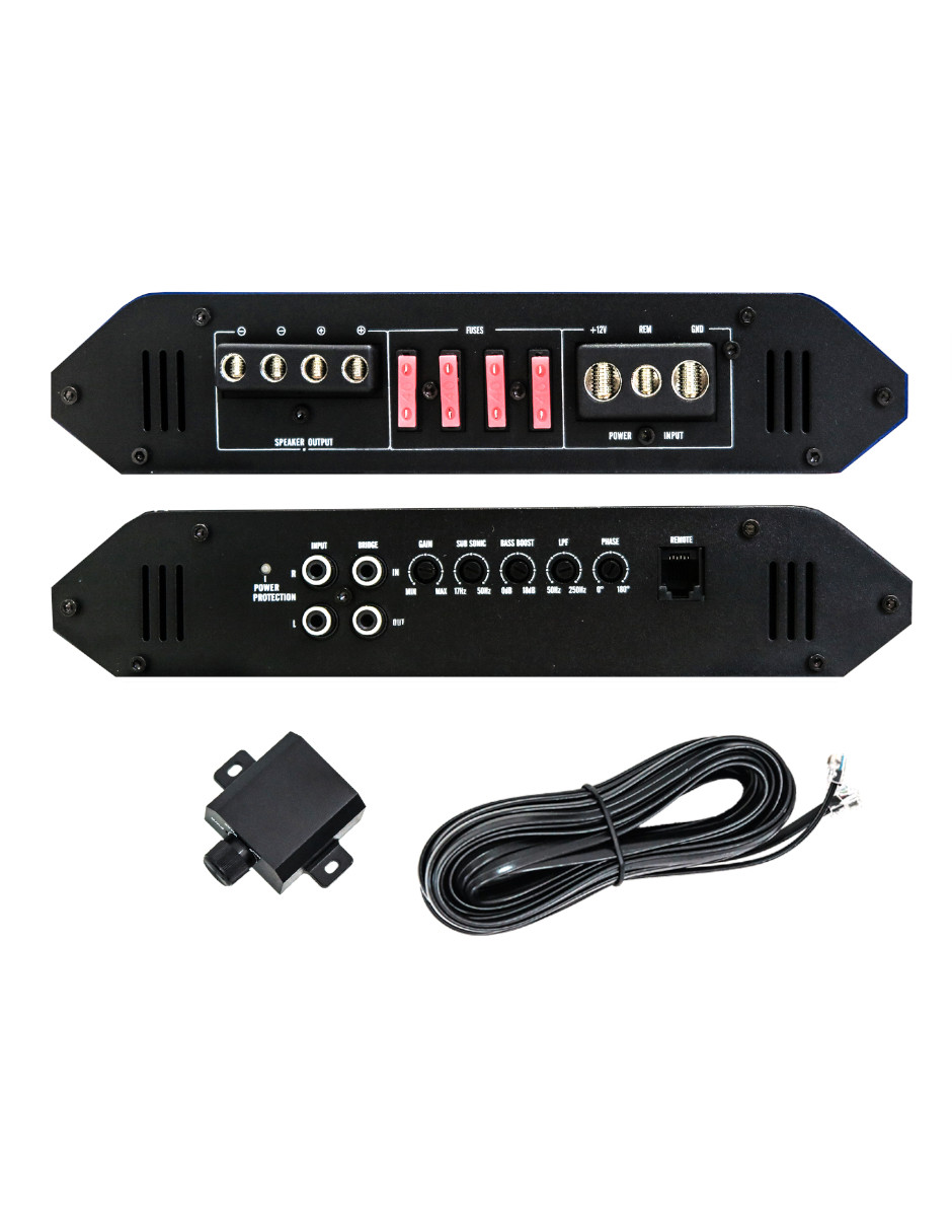 Foto 4 | Amplificador Clase D 1 Canal 5000w Audiobahn Ultra1d.bl