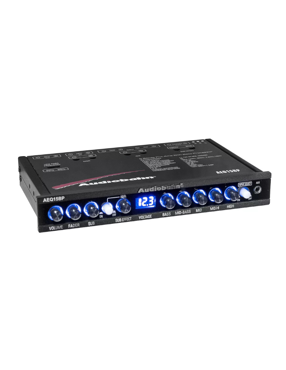Foto 1 | Ecualizador de 5 Bandas Audiobahn con Procesador de Bajos AEQ15BP