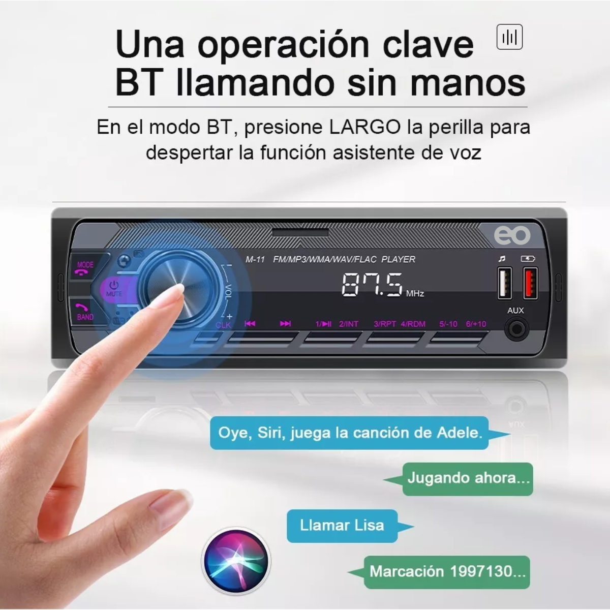 Foto 3 pulgar | Reproductor De Mp3 Estéreo Bluetooth Eo Safe Imports Esi-4797-1 Negro