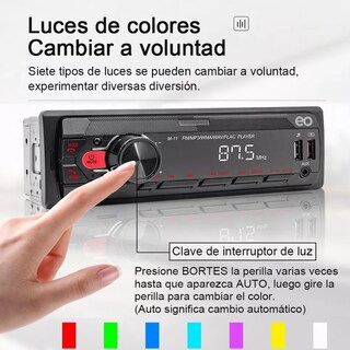 Foto 3 | Reproductor De Mp3 Estéreo Bluetooth Eo Safe Imports Esi-4797-1 Negro