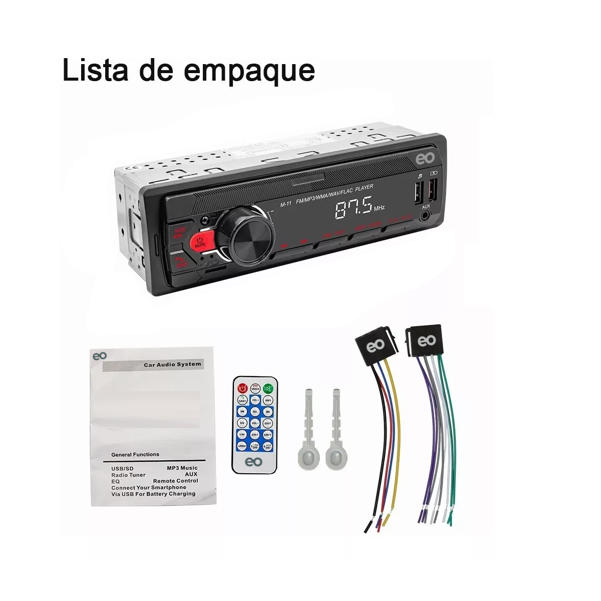 Foto 5 pulgar | Reproductor De Mp3 Estéreo Bluetooth Eo Safe Imports Esi-4797-1 Negro