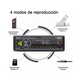Foto 5 | Reproductor De Mp3 Estéreo Bluetooth Eo Safe Imports Esi-4797-1 Negro