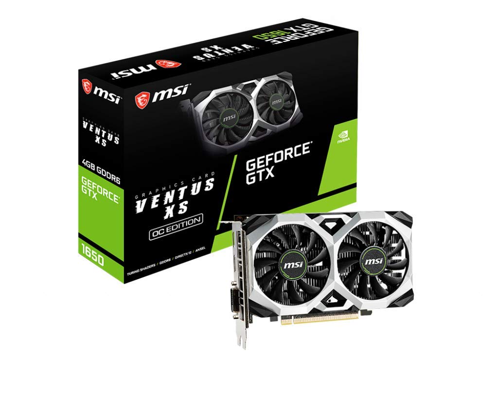 Foto 2 pulgar | Tarjeta Gráfica Msi Gaming Geforce Gtx 1650 D6 Ventus Xs Oc De 4 Gb - Venta Internacional.