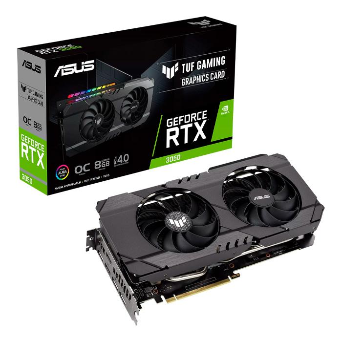 Foto 2 pulgar | Tarjeta de Video Asus Tuf Gaming Geforce Rtx 3050 Oc Edition 8gb Gddr6 Tuf-rtx3050-o8g-gaming color Negro