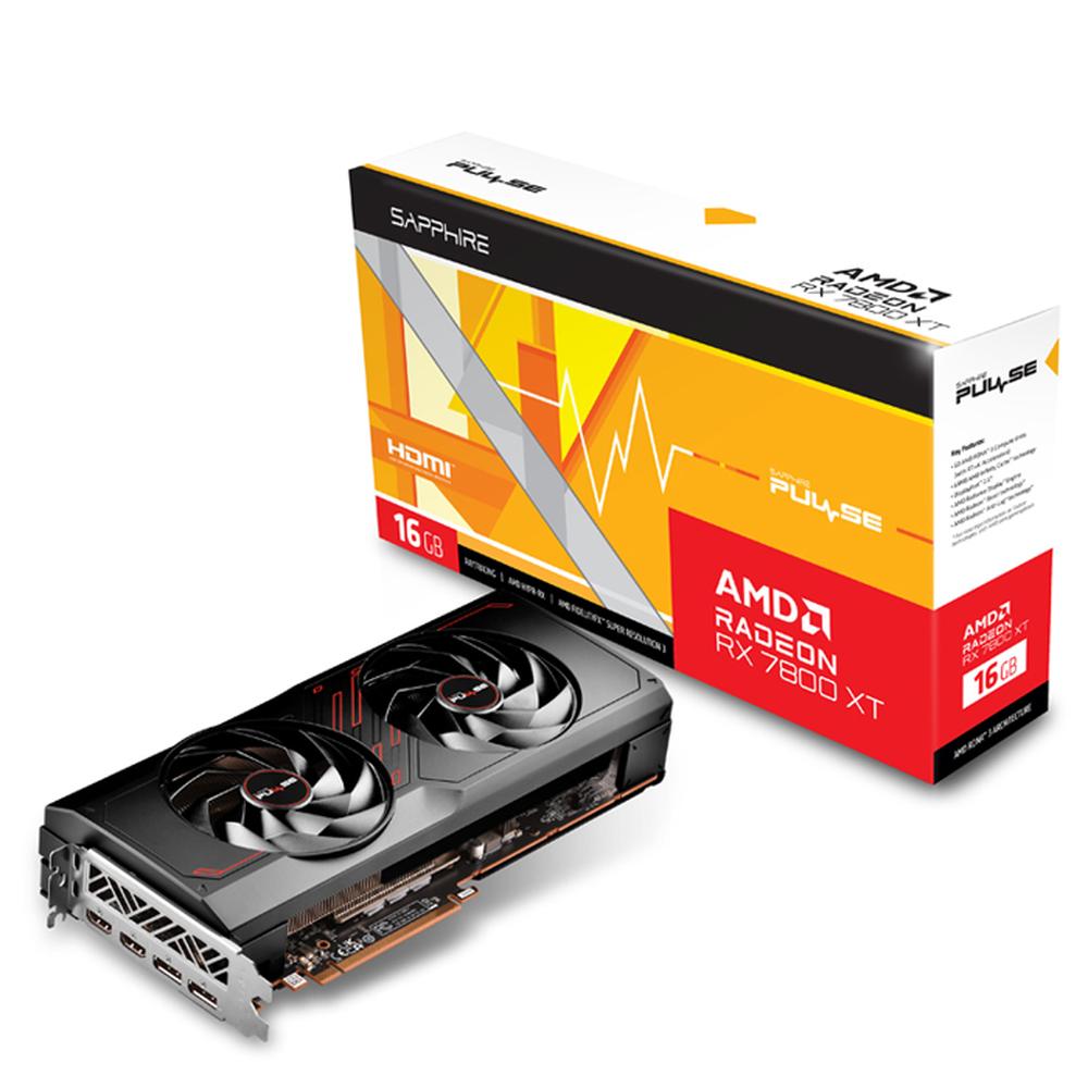 Foto 2 pulgar | Tarjeta De Video Sapphire Pulse Radeon Rx 7800 Xt 16gb Gddr6 11330-02-20g