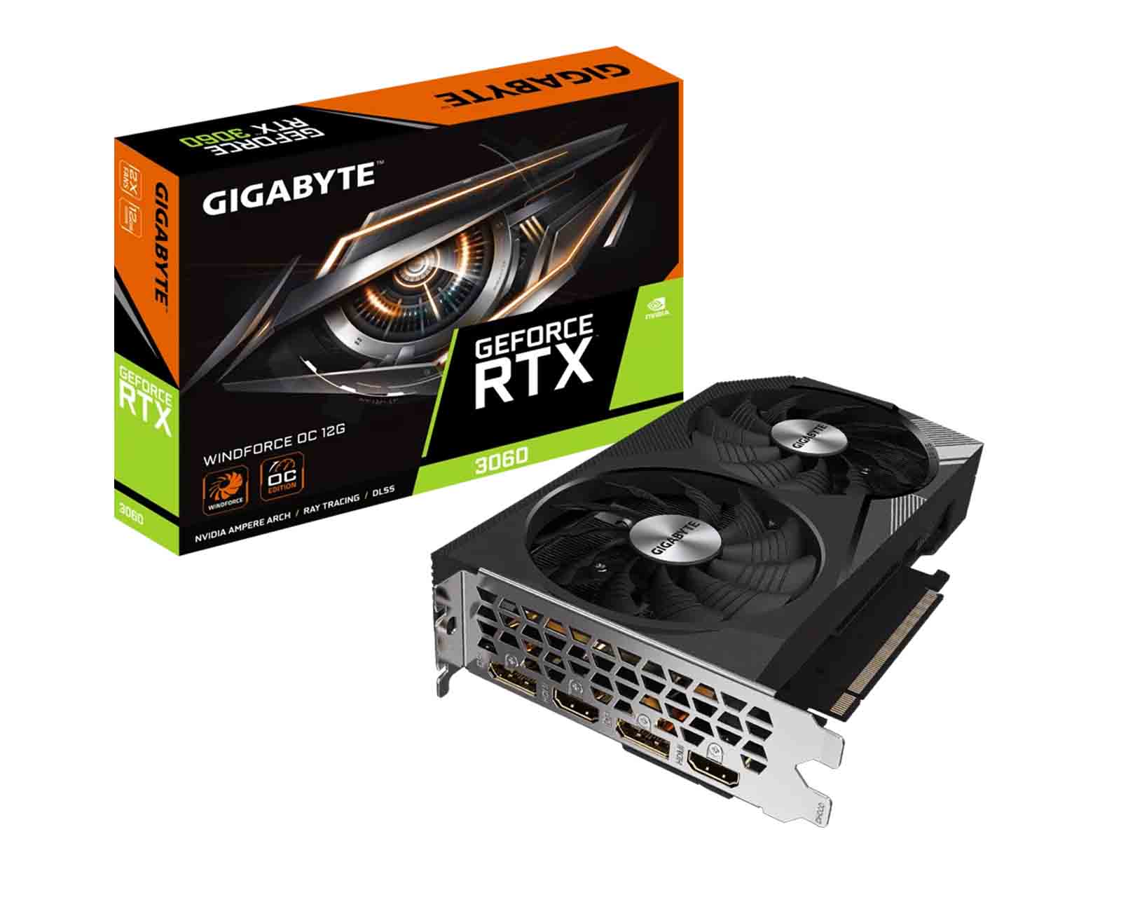 Foto 2 pulgar | Tarjeta De Video Gigabyte Nvidia Geforce Rtx 3060 Windforce Oc 12g, 12gb 192-bit Gddr6, Pci Express X16 4.0