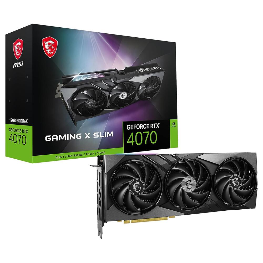 Foto 2 pulgar | Tarjeta de Video Msi Geforce Rtx 4070 Gaming X Slim 12gb Gddr6x