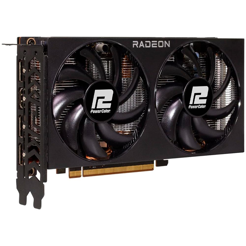 Foto 4 pulgar | Tarjeta de Video Power Color Fighter Radeon Rx 7600 8gb Gddr6 Rx7600 8g-f Negro