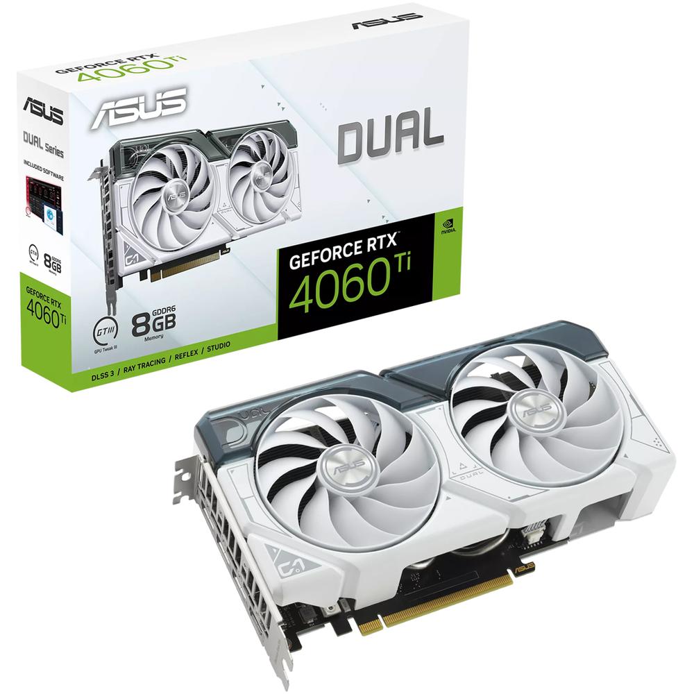 Foto 2 pulgar | Tarjeta de Video Asus Dual GeForce RTX 4060 Ti White Edition 8GB GDDR6