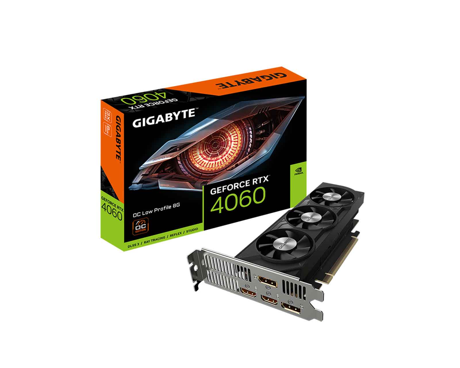 Foto 2 pulgar | Tarjeta de Video Gigabyte Nvidia Geforce Rtx 4060 Oc Low Profile 8g 8gb 128-bit Gddr6 Pci Express 4.0