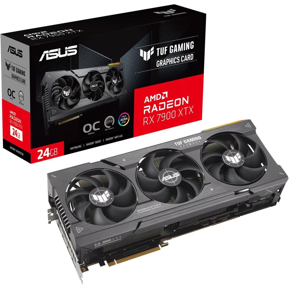 Tarjeta de Video Asus Tuf Gaming Radeon RX 7900 XTX OC Edition 24 GB GDDR6