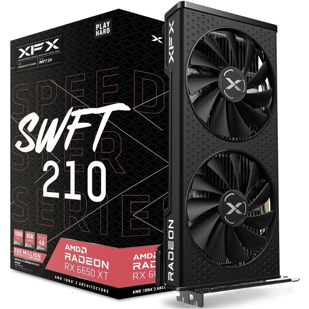 Tarjeta De Video Xfx Speedster Swft 210 Radeon Rx 6650 Xt 8gb Gddr6 Rx-665x8dfdy $5,499