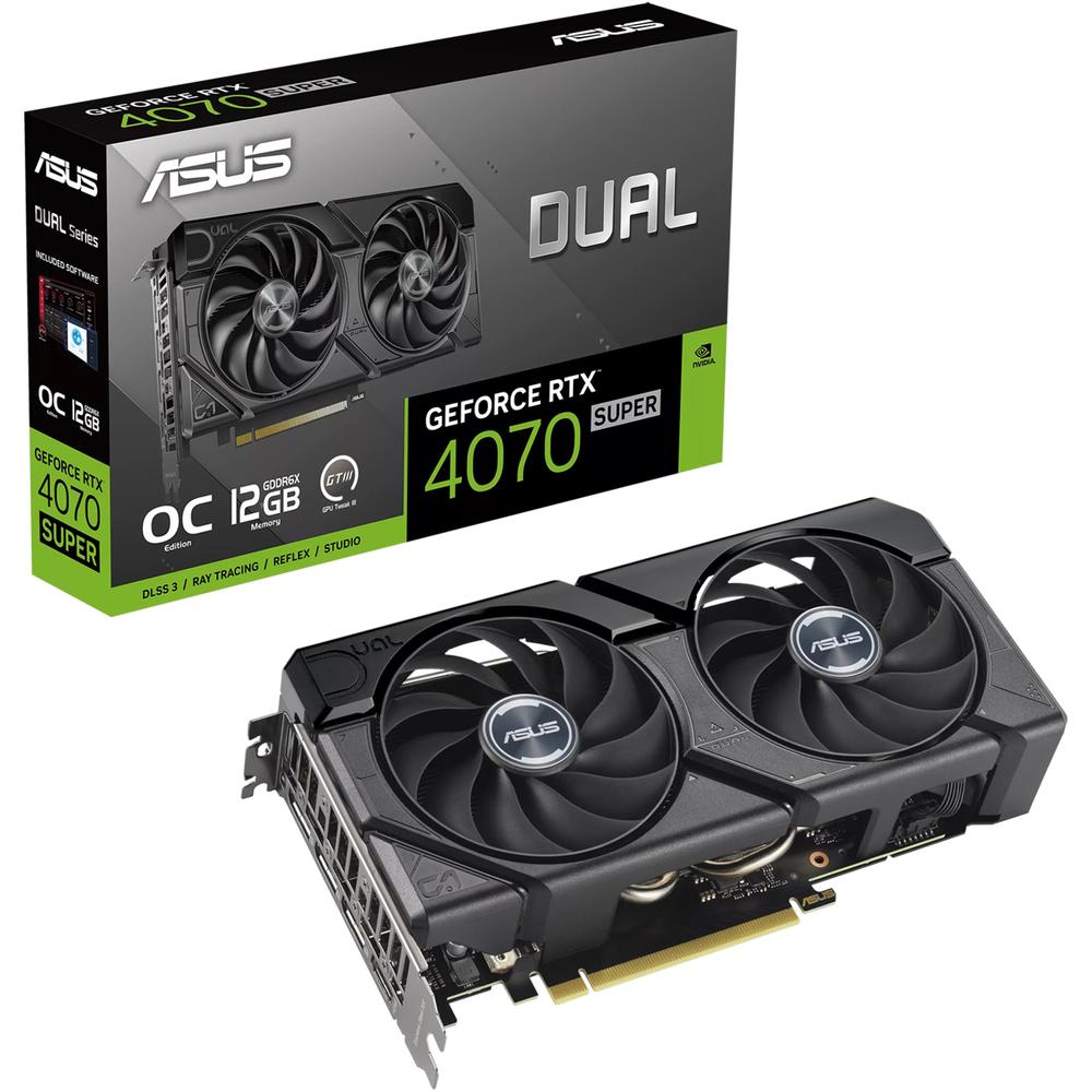 Tarjeta de Video Asus Dual Geforce Rtx 4070 Super Evo Oc Edition 12gb Gddr6x Dual-rtx4070s-o12g-evo $13,839