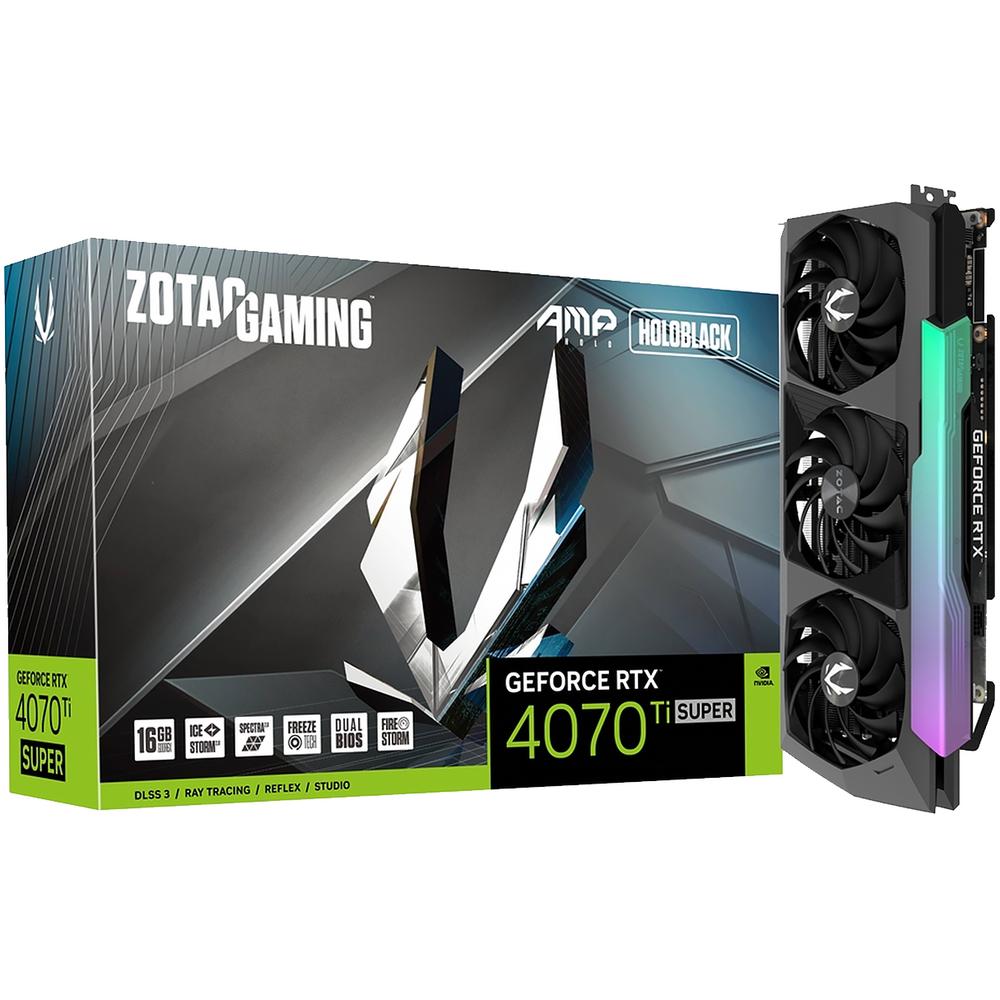 Tarjeta de Video Zotac Gaming Geforce RTX 4070 Ti Super Amp Holo 16 GB GDDR6X