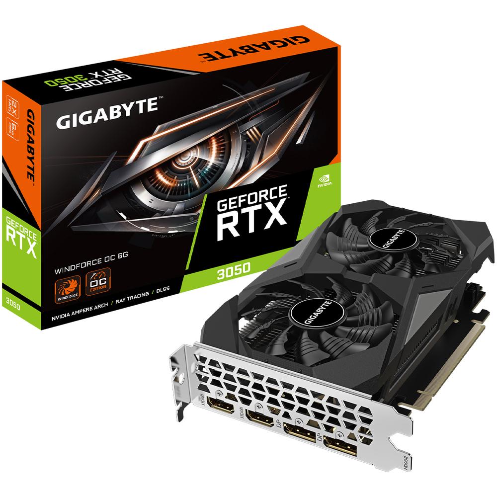 Foto 2 pulgar | Tarjeta De Video Gigabyte Geforce Rtx 3050 Windforce Oc 6gb Gddr6