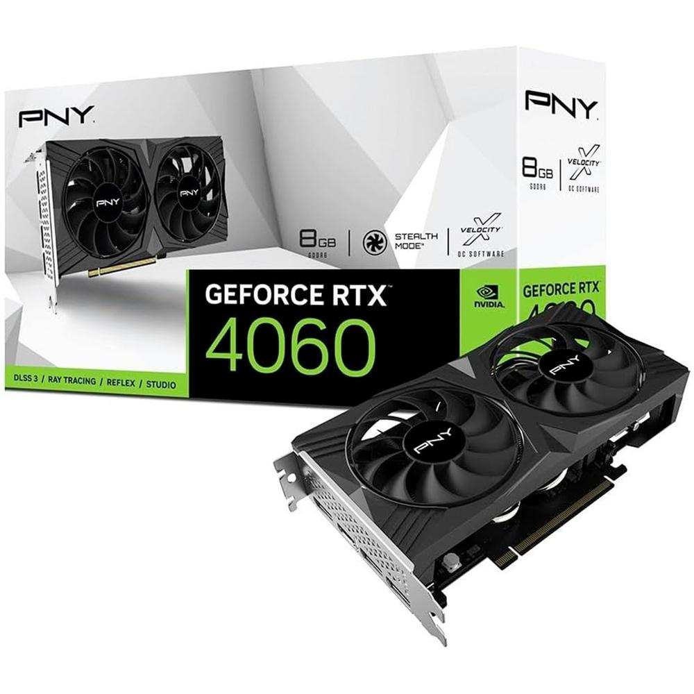 Foto 2 pulgar | Tarjeta De Video Pny Geforce Rtx 4060 Verto 8gb Gddr6 Vcg40608dfxpb1