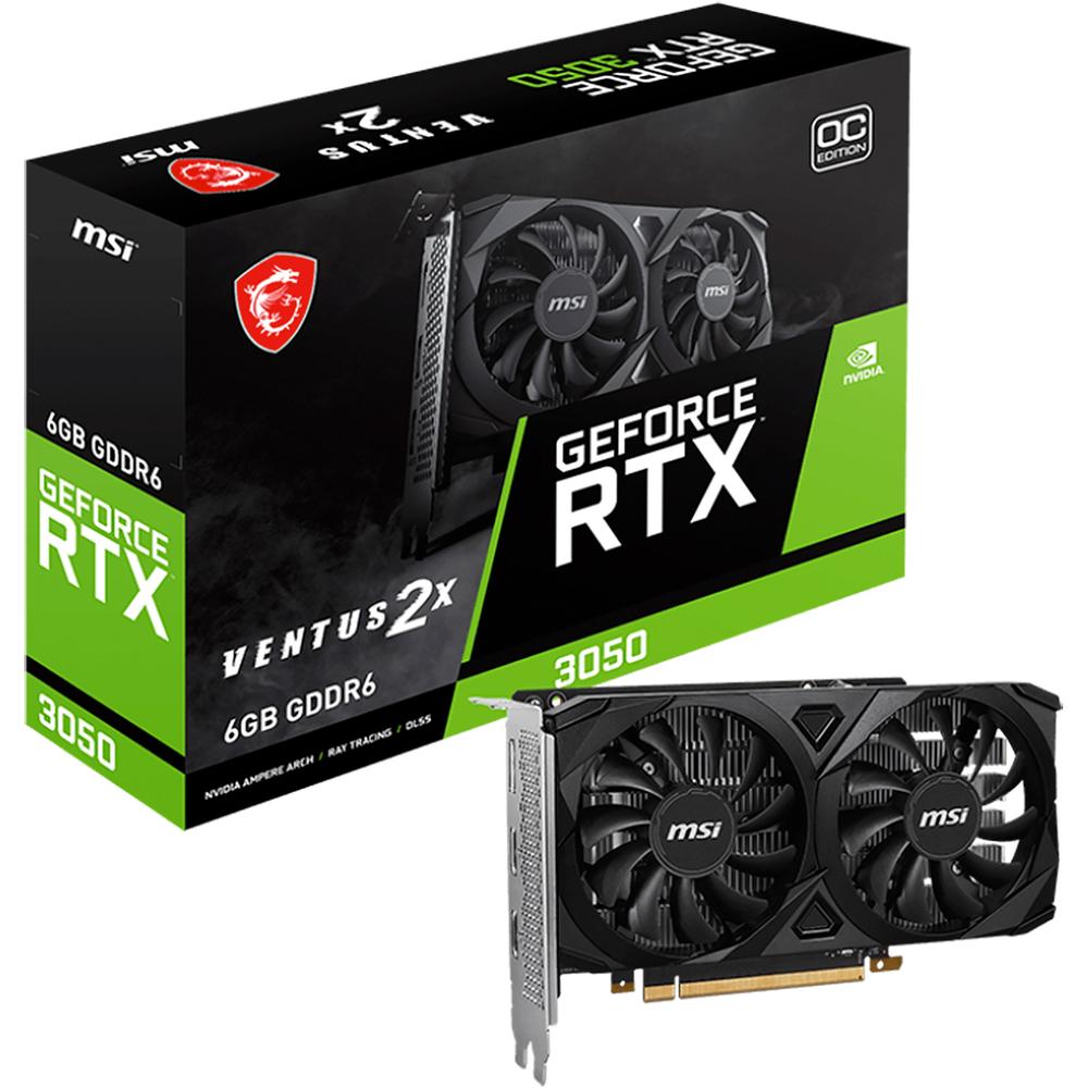 Foto 2 pulgar | Tarjeta De Video Msi Geforce Rtx 3050 Ventus 2x 6g Oc 6gb Gddr6
