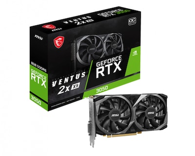 Foto 1 | Tarjeta De Video Msi Nvidia Geforce Rtx 3050 Ventus 2x Xs 8gb 128-bit Gddr6 Pci Express X8 4.0