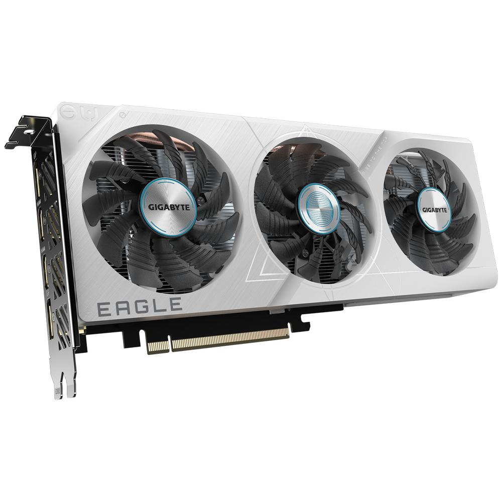 Foto 4 pulgar | Tarjeta De Video Gigabyte Nvidia Geforce Rtx 4060 Eagle Oc Ice 8g Gddr6 3 Fan Dlss 3 Pci Express 4.0 Blanco