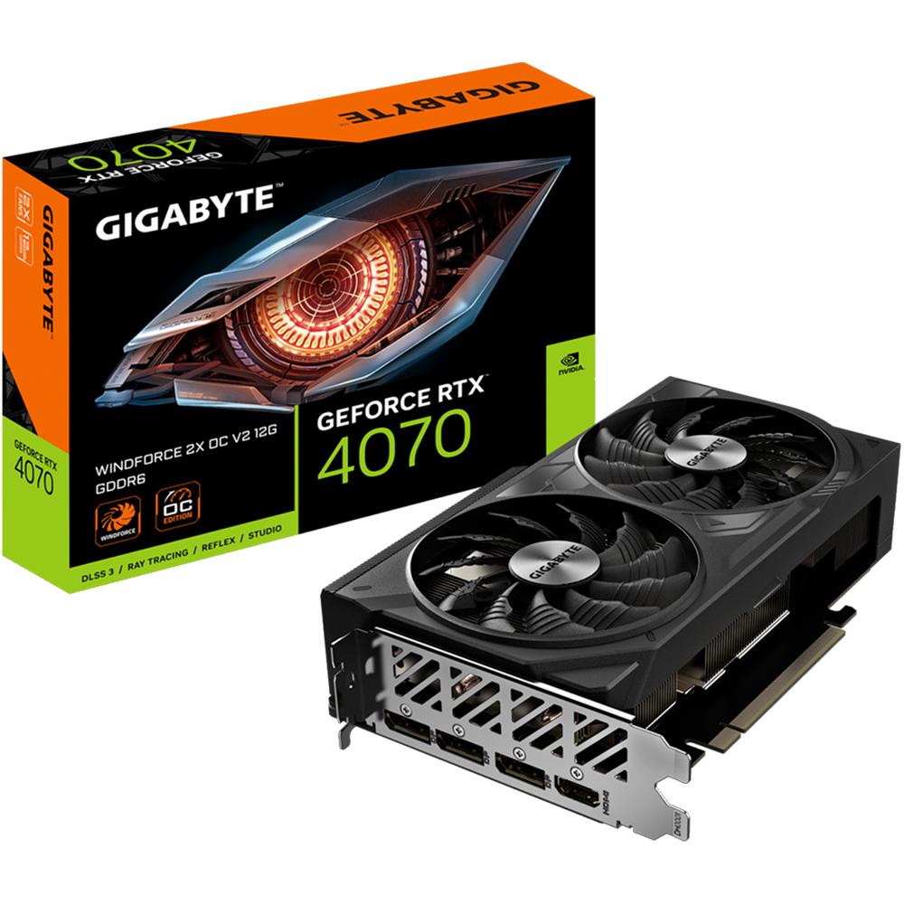 Foto 1 | Tarjeta De Video Gigabyte Geforce Rtx 4070 Windforce 2x Oc V2 12gb Gdrr6 Gv-n4070wf2ocv2-12gd