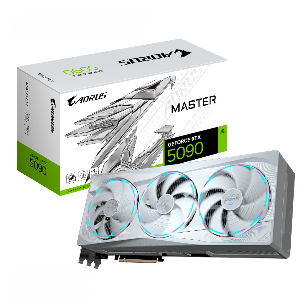 Foto 1 | Tvideo Gigabyte Rtx5090 Aorus Master Ice 32g 512bit Gddr7 Gv-n5090aorusm Ice-32gd
