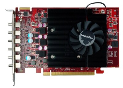 Foto 3 | Tarjeta Gráfica Visiontek Radeon 7750 2gb Gddr5 6m Con Adaptadores - Venta Internacional.