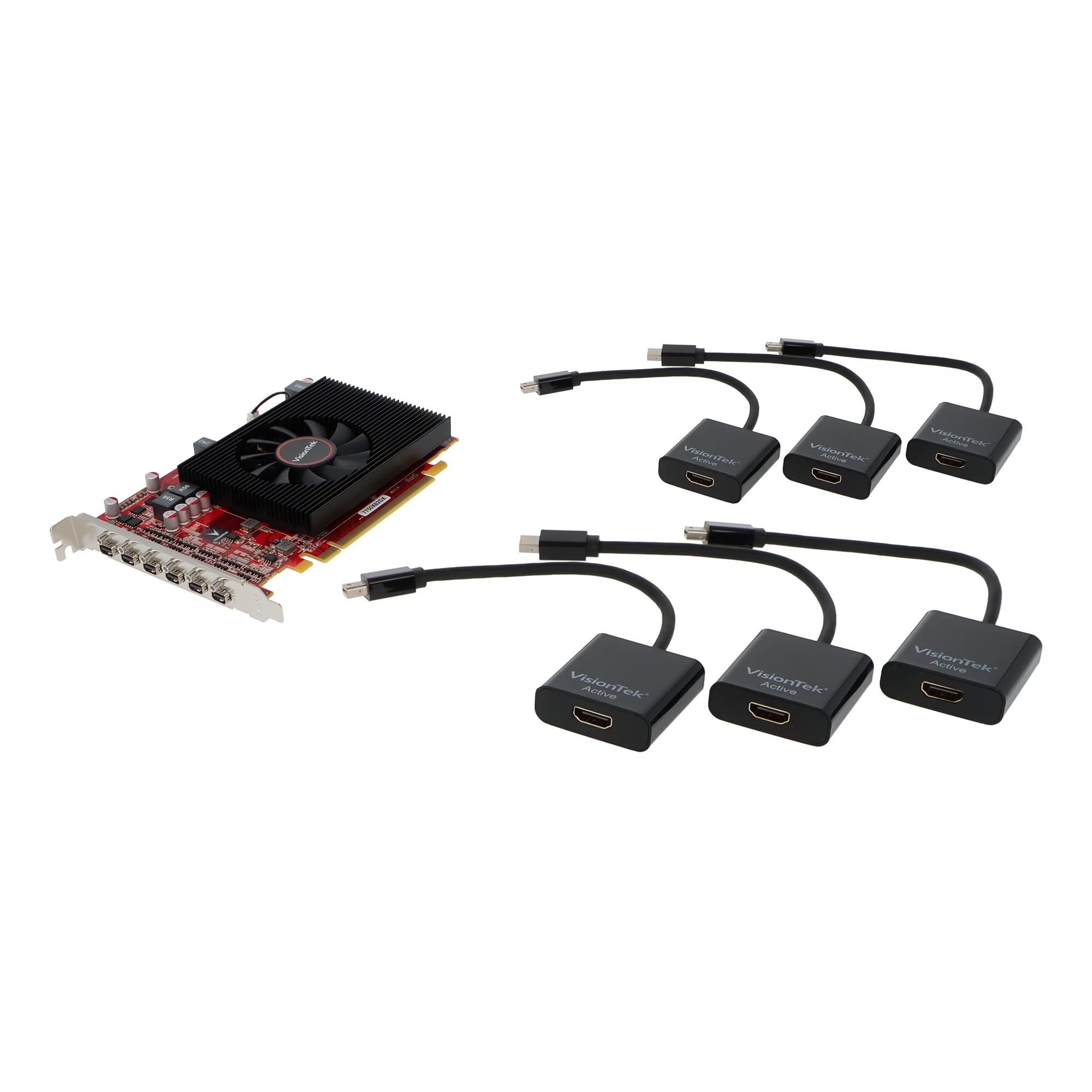 Foto 5 pulgar | Tarjeta Gráfica Visiontek Radeon 7750 2gb Gddr5 6m Con Adaptadores - Venta Internacional.