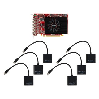 Foto 5 | Tarjeta Gráfica Visiontek Radeon 7750 2gb Gddr5 6m Con Adaptadores - Venta Internacional.