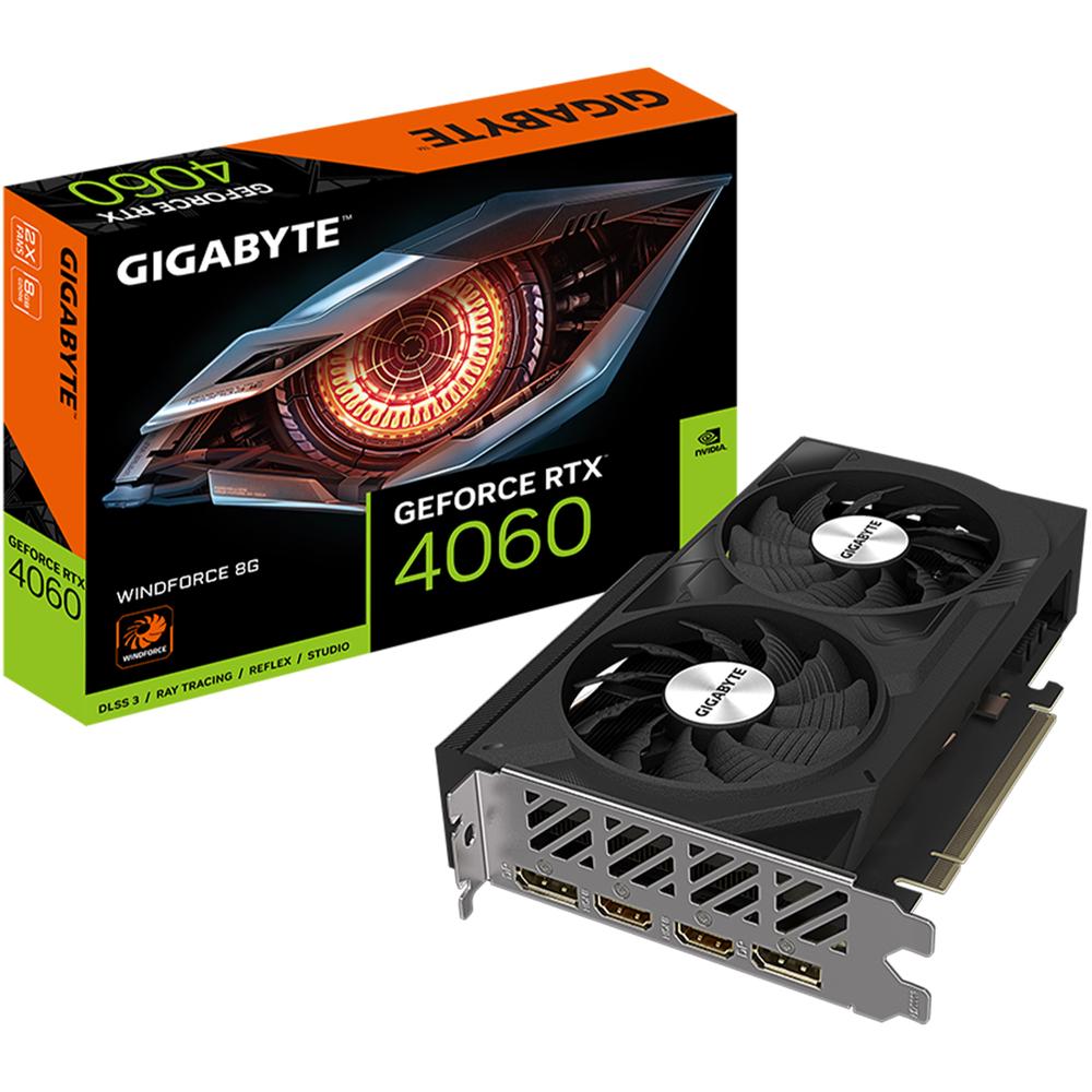 Tarjeta De Video Gigabyte Geforce Rtx 4060 Windforce 8gb Gddr6