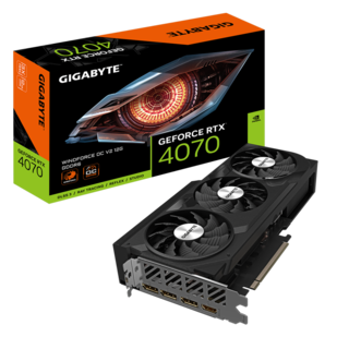 Foto 1 | Tvideo Gigabyte Rtx4070 Windforce Oc V2 12g 192bit Gddr6 Gv-n4070wf3ocv2-12gd