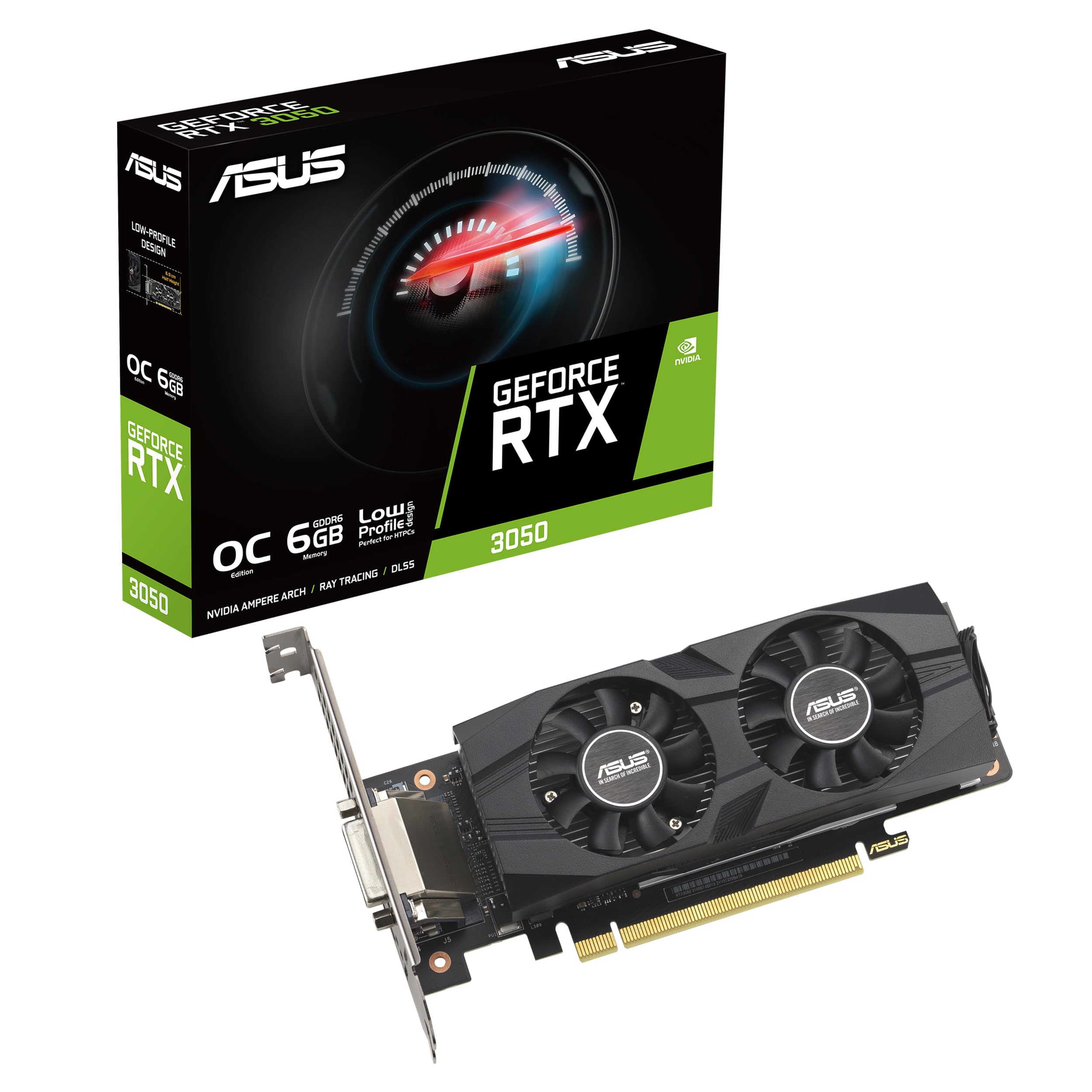 Tarjeta Gráfica Asus Geforce Rtx 3050 Lp Brk Oc 6gb Gddr6 - Venta Internacional.