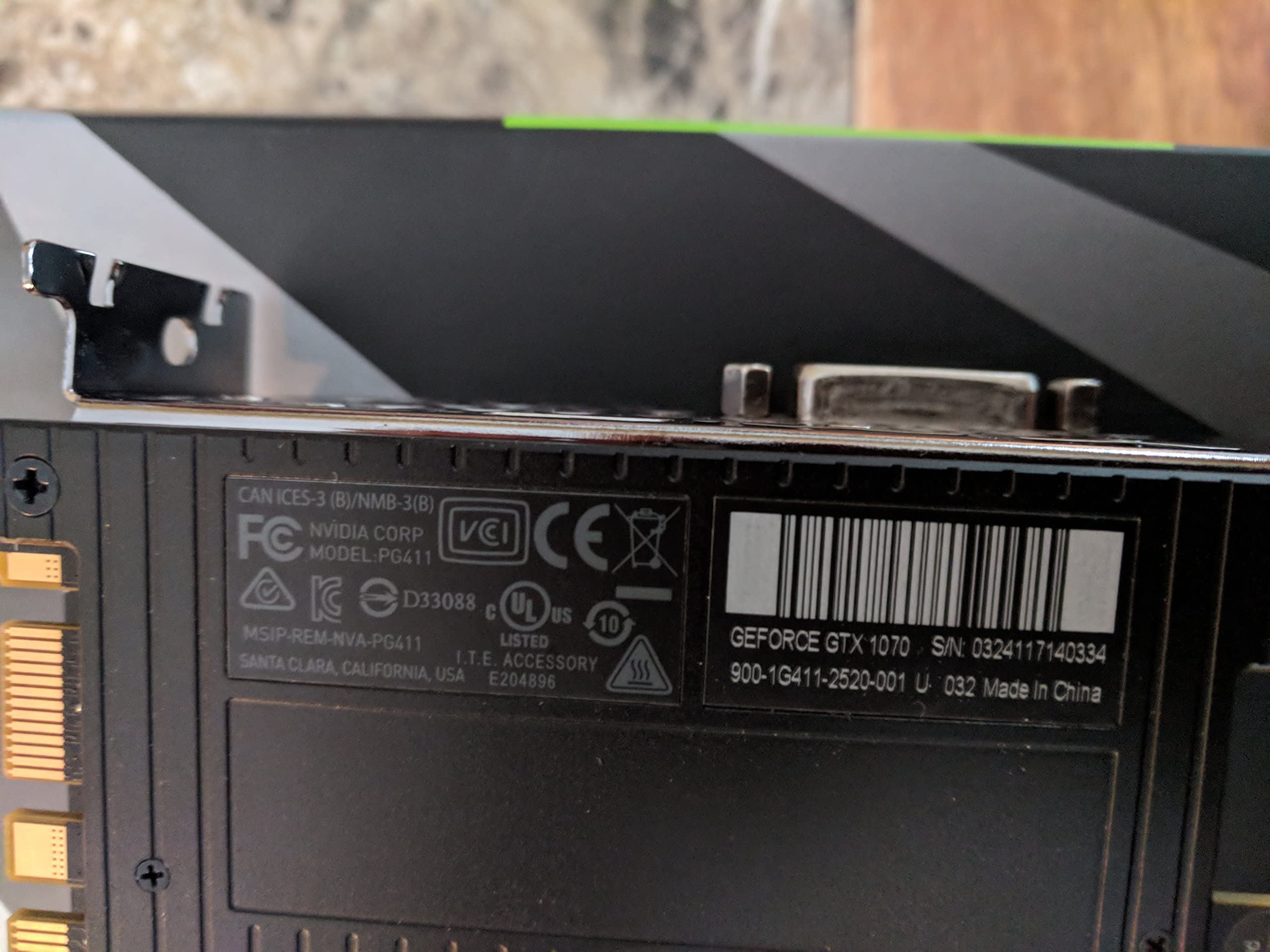 Foto 5 pulgar | Tarjeta Gráfica Nvidia Geforce Gtx 1070 Founders Edition 8gb - Venta Internacional.