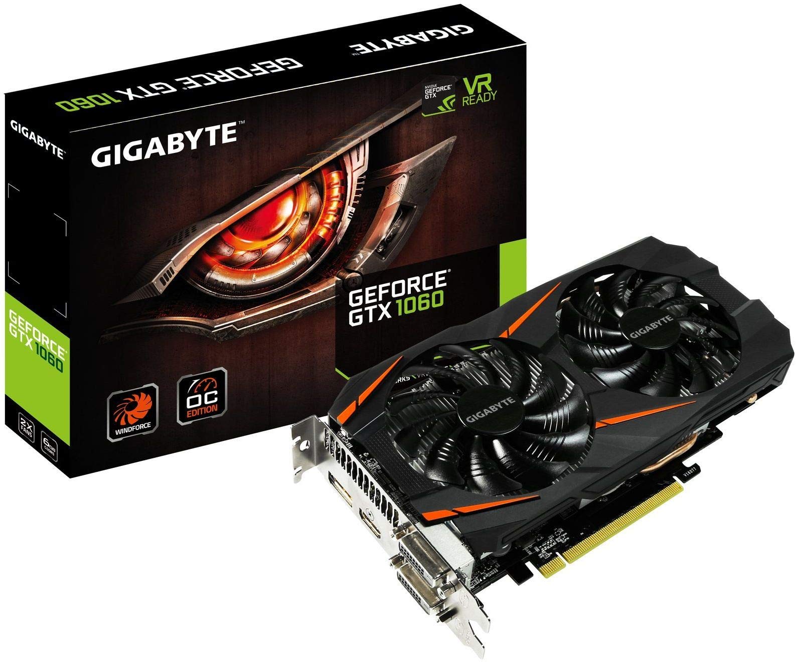 Foto 2 pulgar | Tarjeta Gráfica Gigabyte Geforce Gtx 1060 Windforce Oc 6gb - Venta Internacional.