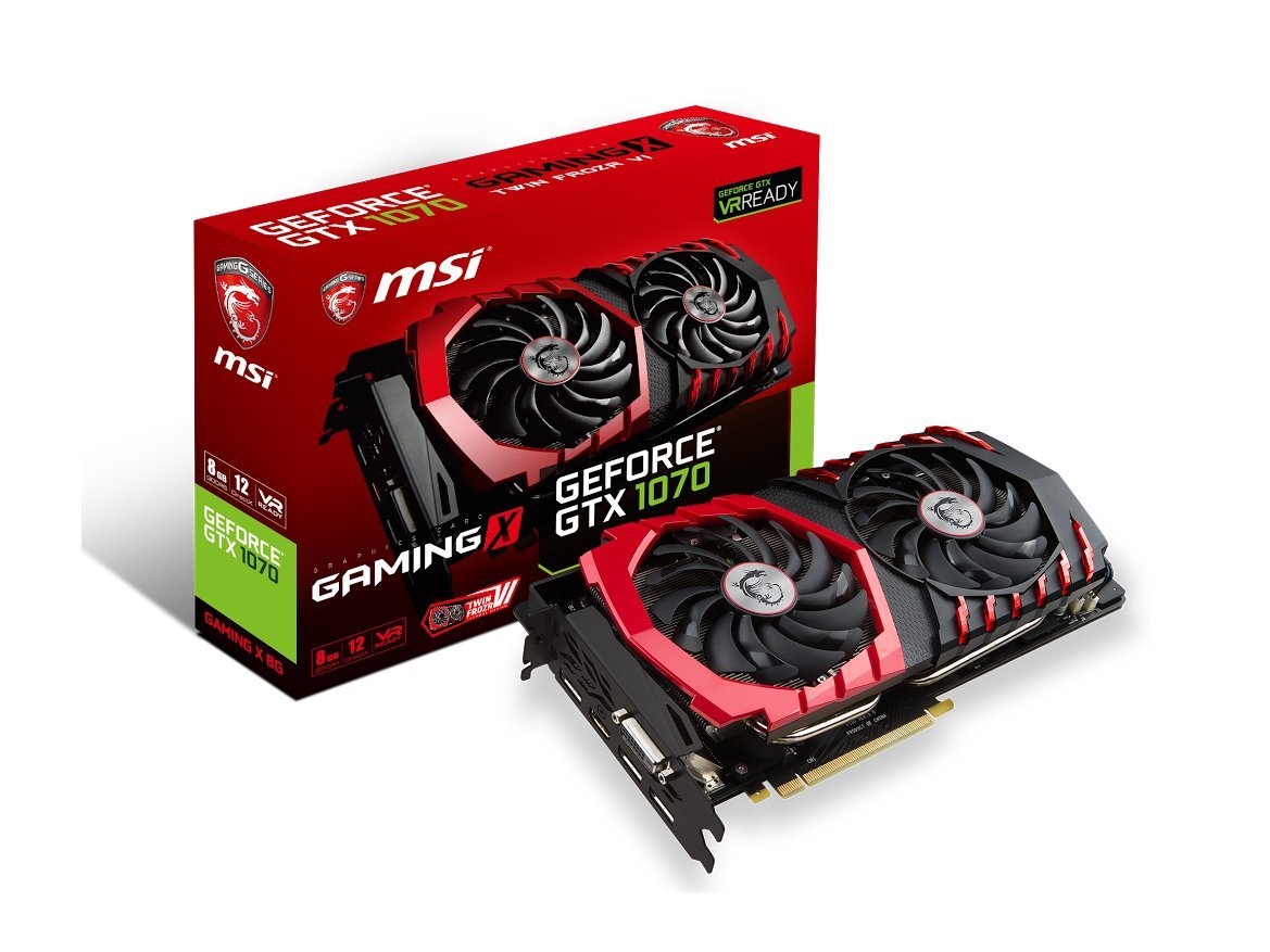 Tarjeta Gráfica Msi Gaming Geforce Gtx 1070 8gb Gddr5 - Venta Internacional.