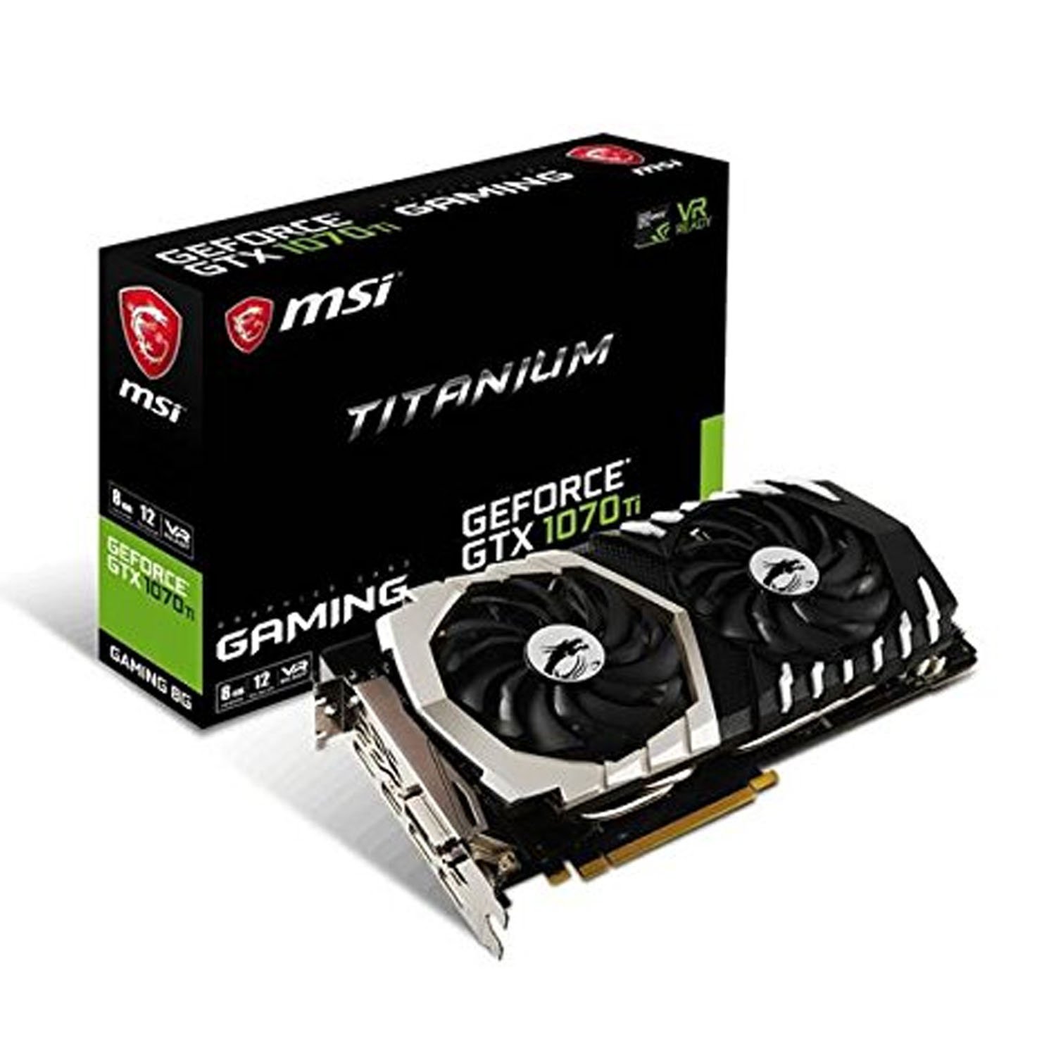 Tarjeta Gráfica Msi Gaming Geforce Gtx 1070 Ti 8gb Gdrr5 - Venta Internacional.