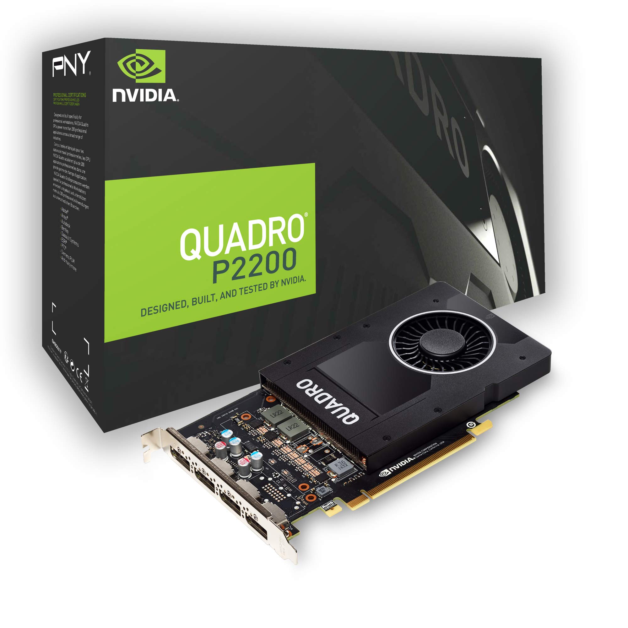 Foto 2 pulgar | Tarjeta Gráfica Pny Nvidia Quadro P2200 5gb Gddr5x Cuda 1280 - Venta Internacional.