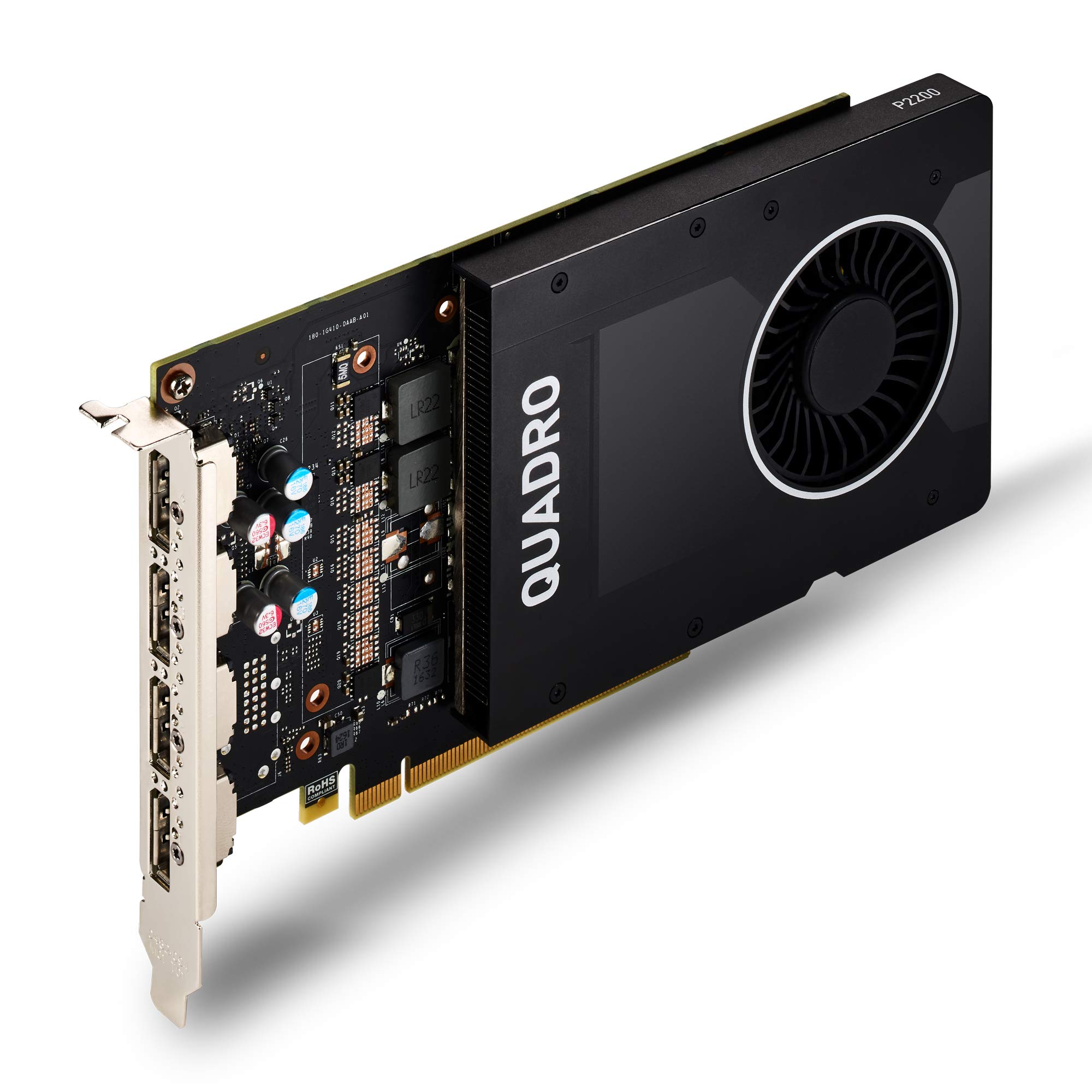 Foto 4 pulgar | Tarjeta Gráfica Pny Nvidia Quadro P2200 5gb Gddr5x Cuda 1280 - Venta Internacional.