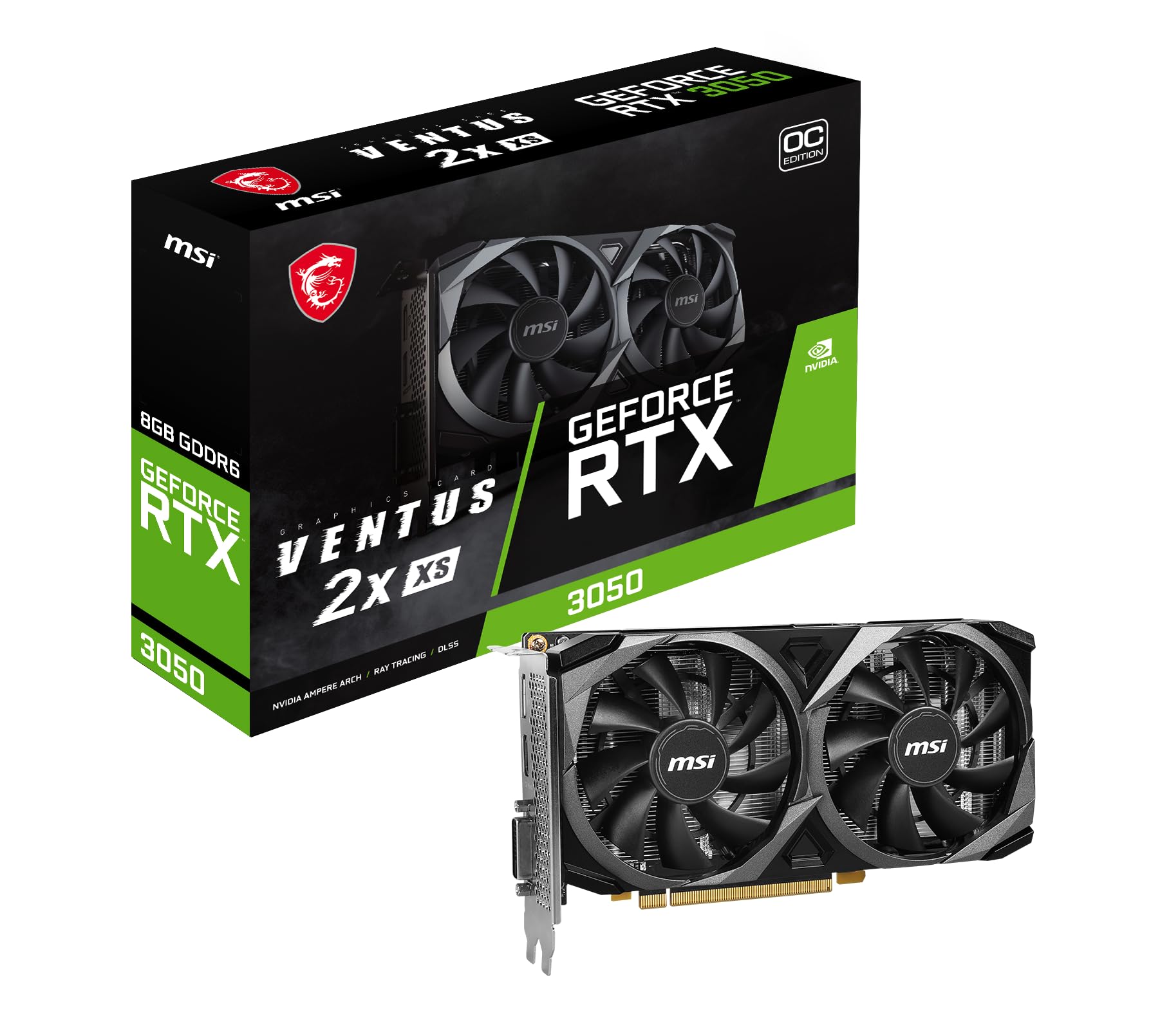 Foto 2 pulgar | Tarjeta Gráfica Msi Gaming Geforce Rtx 3050 8gb Gdrr6 - Venta Internacional.