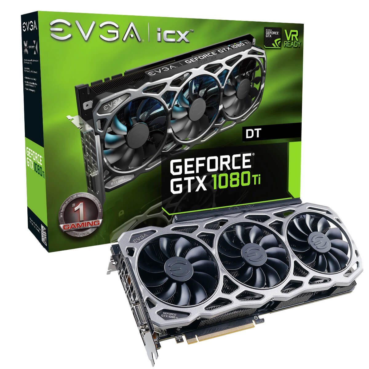 Foto 2 pulgar | Tarjeta Gráfica Evga Geforce Gtx 1080 Ti Ftw3 Dt Gaming 11gb - Venta Internacional.
