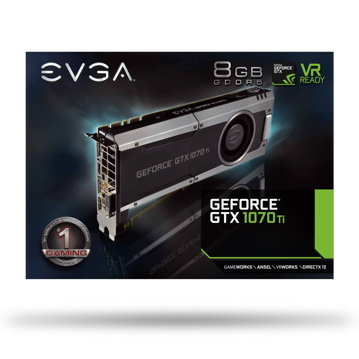 Foto 8 pulgar | Tarjeta Gráfica Evga Geforce Gtx 1070 Ti Gaming 8gb Gddr5 - Venta Internacional.
