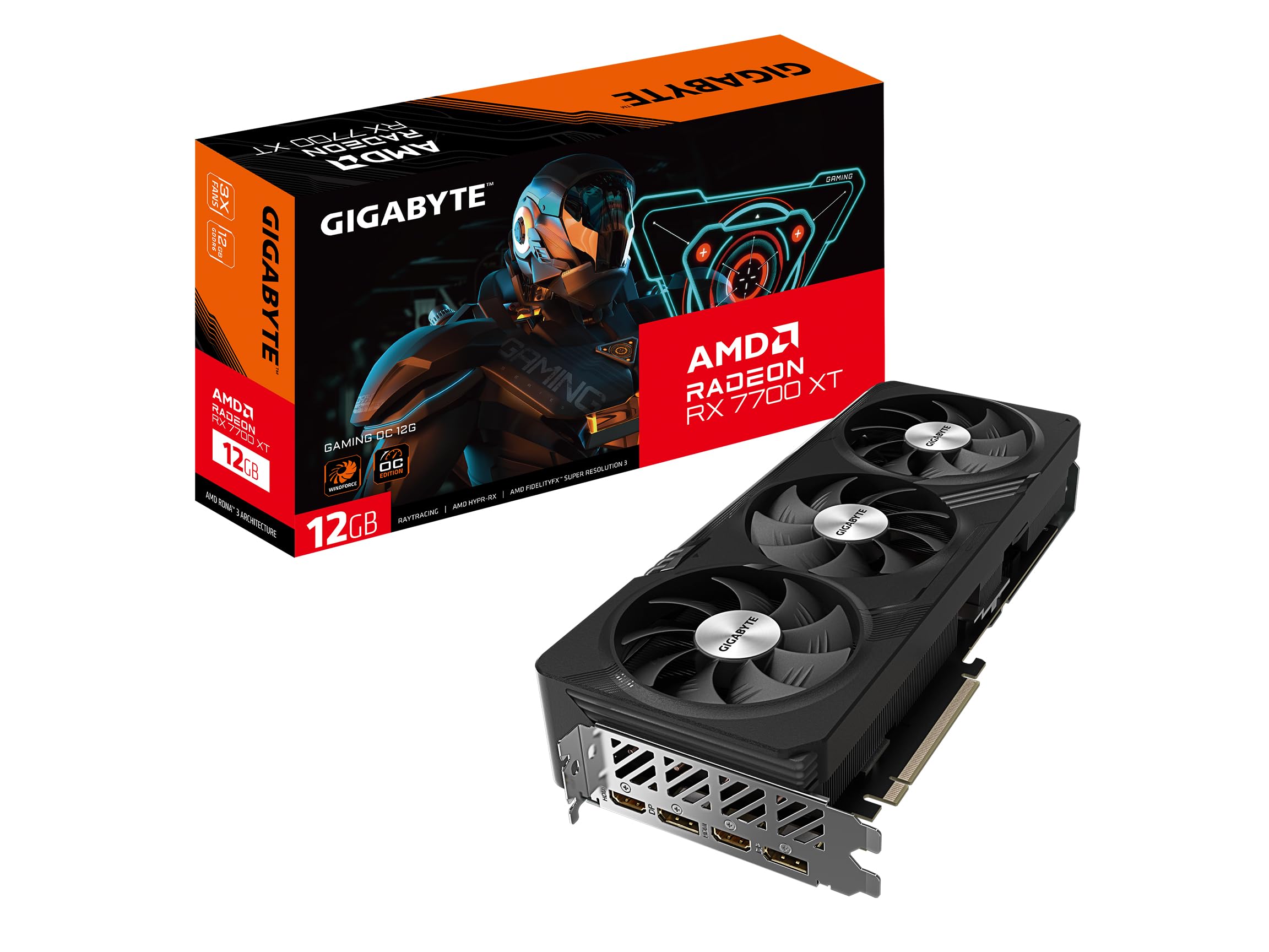 Foto 2 pulgar | Tarjeta Gráfica Gigabyte Radeon Rx 7700 Xt Gaming Oc 12gb - Venta Internacional.