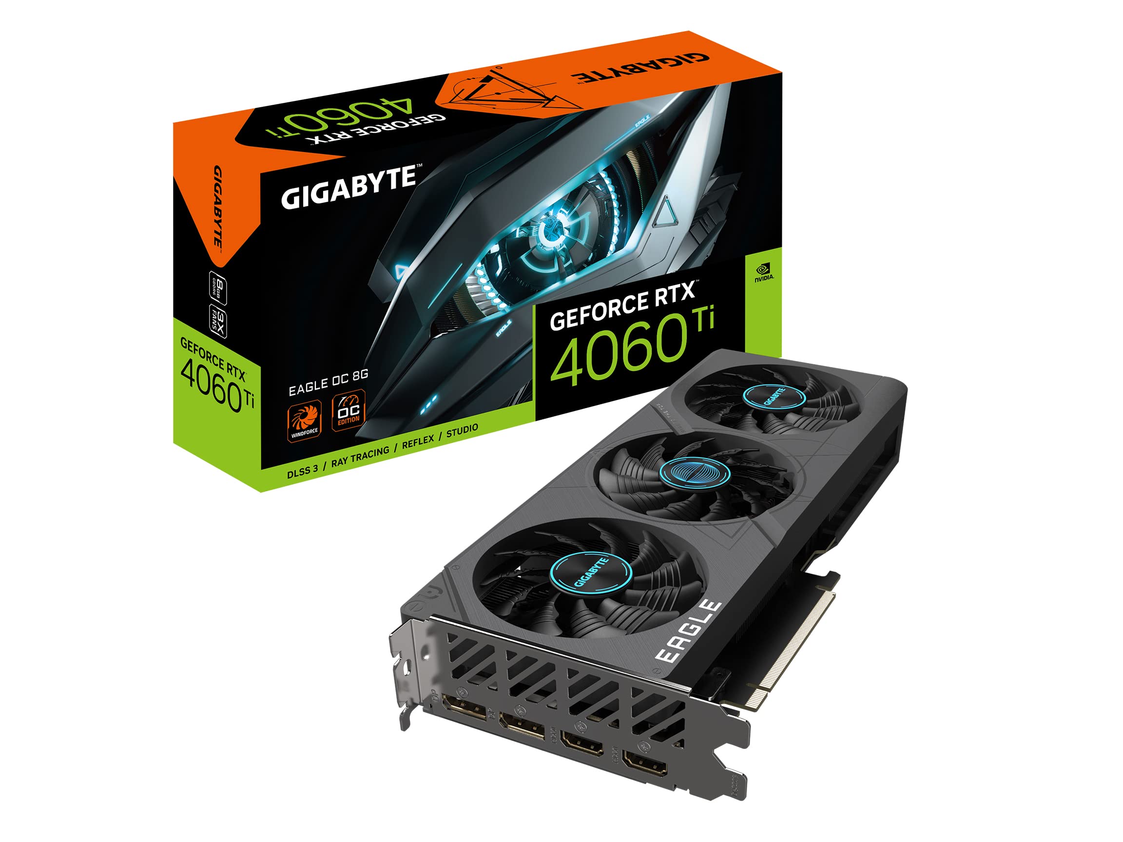 Foto 2 pulgar | Tarjeta Gráfica Gigabyte Geforce Rtx 4060 Ti Eagle Oc 8gb Gddr6 - Venta Internacional.