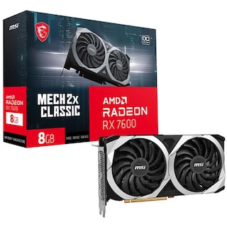 Foto 1 | Tarjeta de Video MSI 912-V502-095 Radeon RX 7600 Mech 2x Classic OC 8gb GDDR6