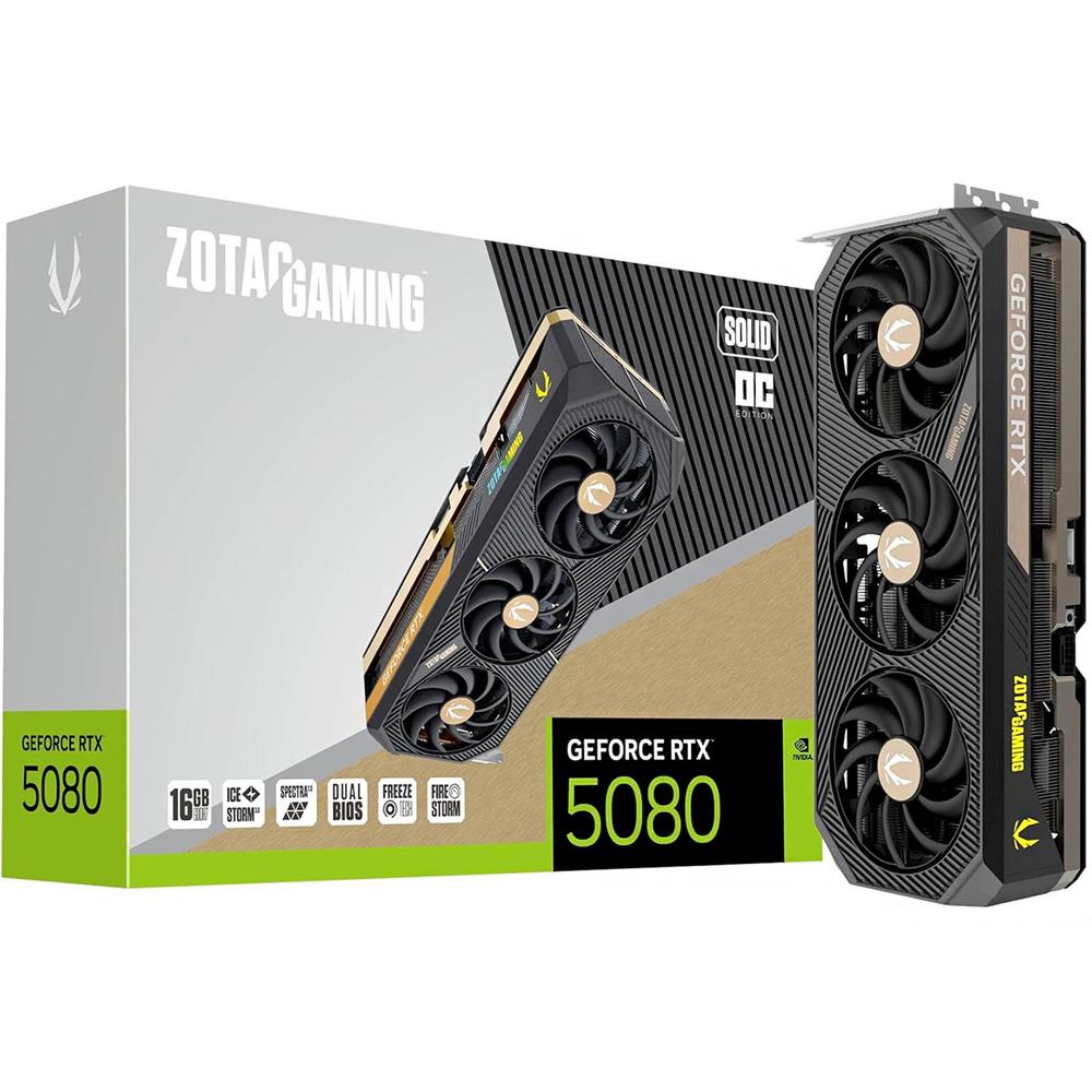 Foto 1 | Tarjeta De Video Zotac Gaming Geforce Rtx 5080 Solid Oc 16gb Gddr7 Zt-b50800j-10p