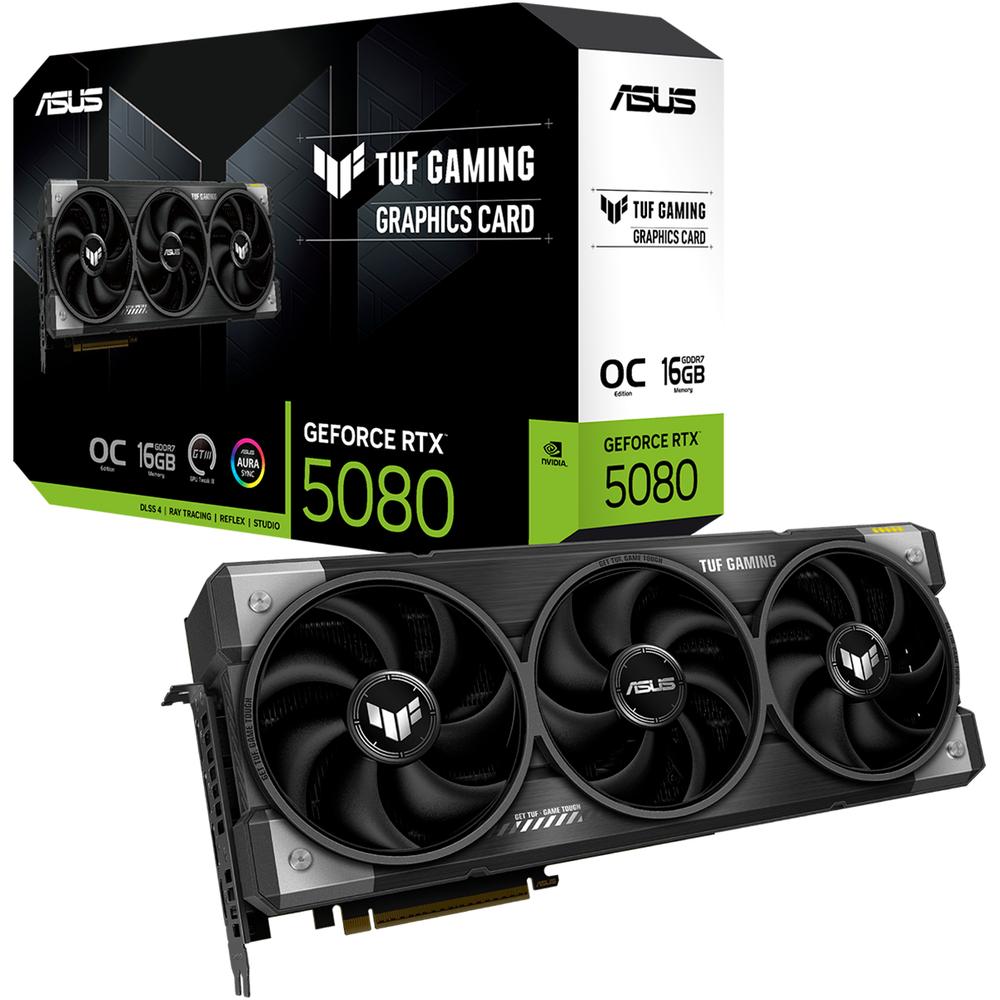 Foto 2 pulgar | Tarjeta De Video Asus Tuf Gaming Geforce Rtx 5080 Oc Edition 16gb Gddr7 Tuf-rtx5080-o16g-gaming