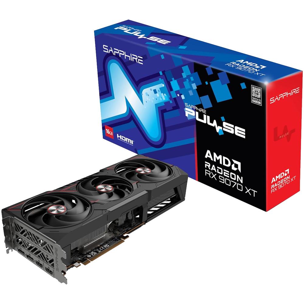 Tarjeta de Video SAPPHIRE PULSE Radeon RX 9070 XT 16GB GDDR7