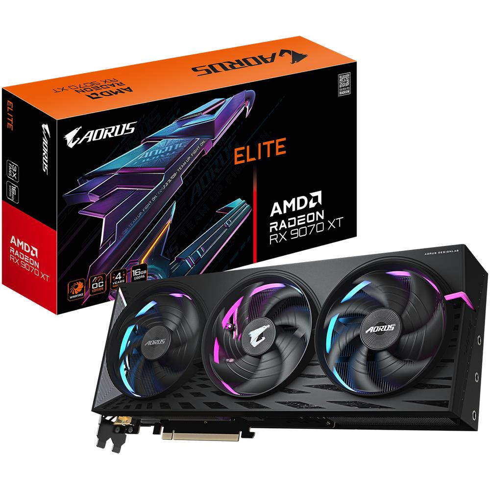 Foto 2 pulgar | Tarjeta de Video Aorus Radeon RX 9070 XT Elite 16 GB GDDR6
